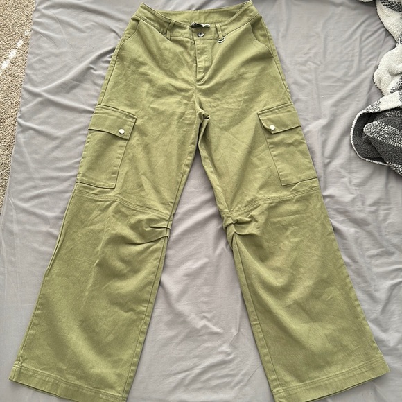 Princess Polly Pants & Jumpsuits Green Princess Polly Cargo Pants
